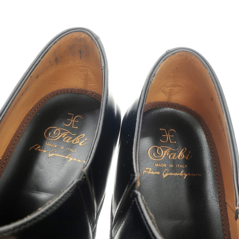【中古】【未使用】ファビ FABI シングルモンク ドレスシューズ ブラック【サイズ6】【BLK】【S/S/A/W】【状態ランクS】【メンズ】【769290】