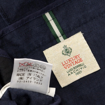 [Used] Luigi Borrelli Luxury Vintage LUIGIBORRELLI LUXURY VINTAGE Cotton Linen 3B Casual Jacket Navy [Size 44] [NVY] [S/S] [Condition Rank C] [Men&