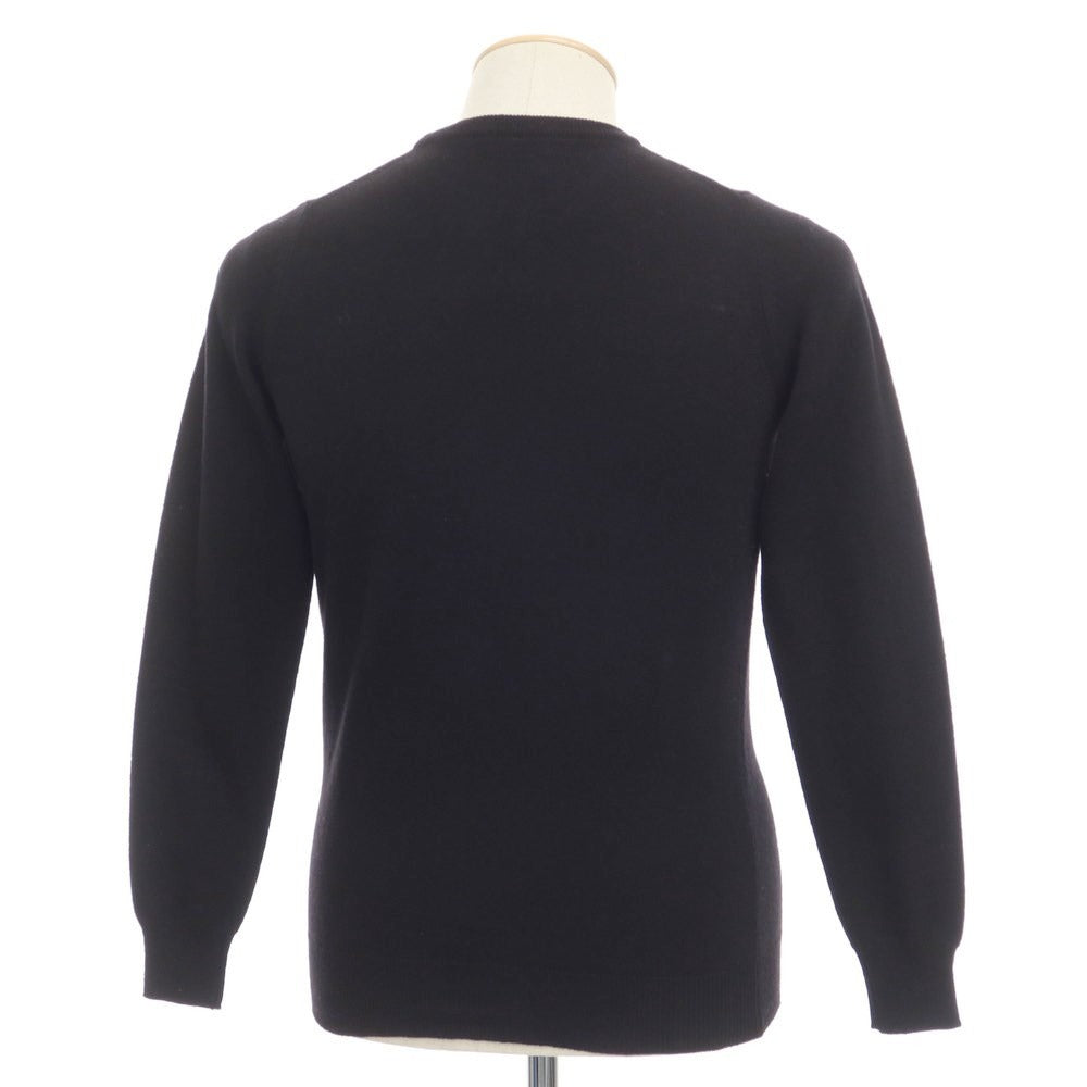 [Used] Alessandro Luppi wool cashmere crew neck pullover knit black [size 44] [BLK] [A/W] [Condition rank B] ​​[Men&