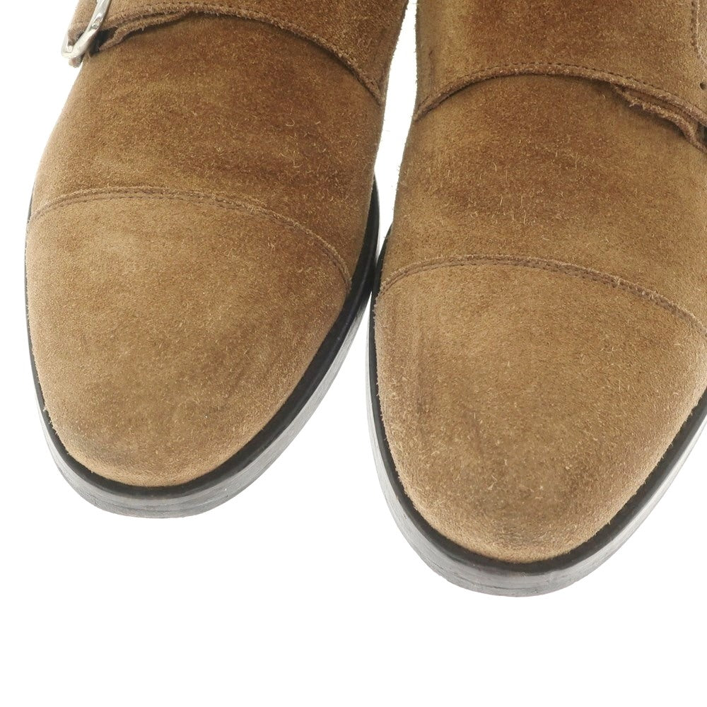 [Used] DOUCALS Suede Double Monk Shoes Light Brown [Size 39] [BRW] [S/S/A/W] [Condition Rank B] ​​[Men&