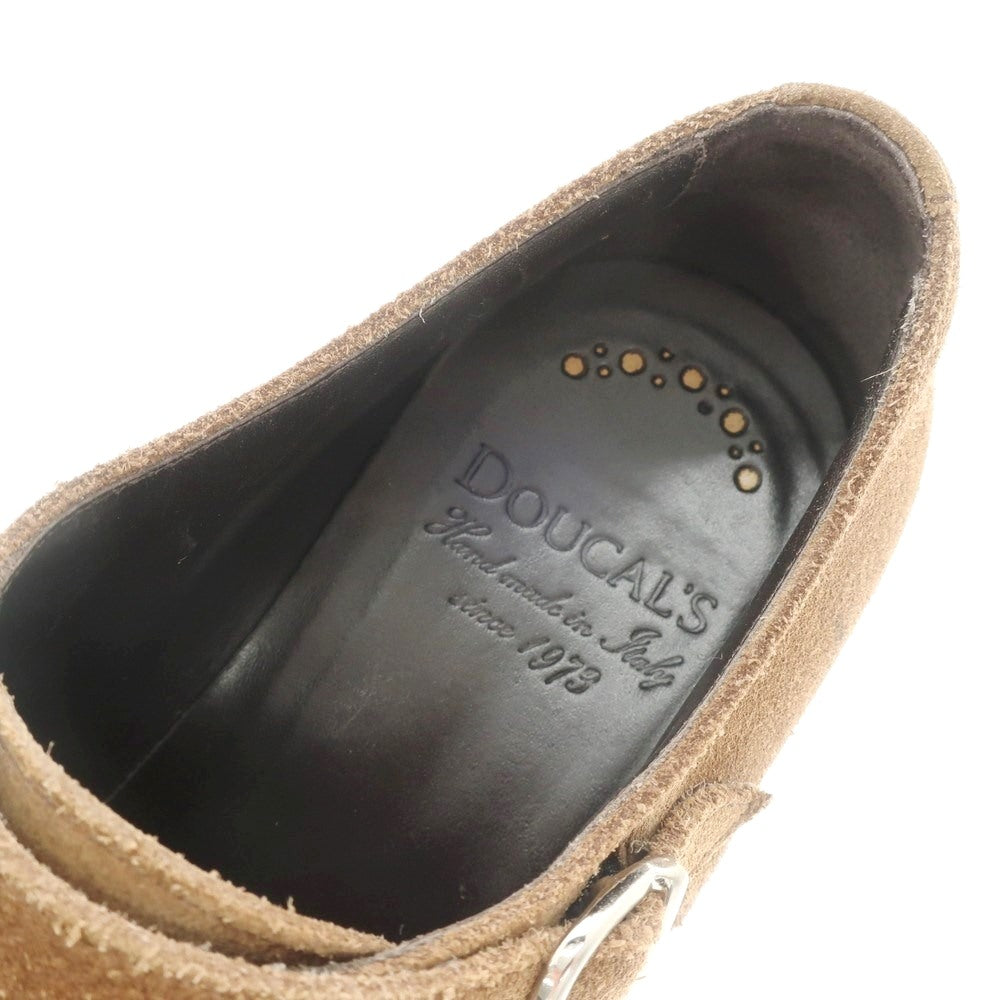 [Used] DOUCALS Suede Double Monk Shoes Light Brown [Size 39] [BRW] [S/S/A/W] [Condition Rank B] ​​[Men&