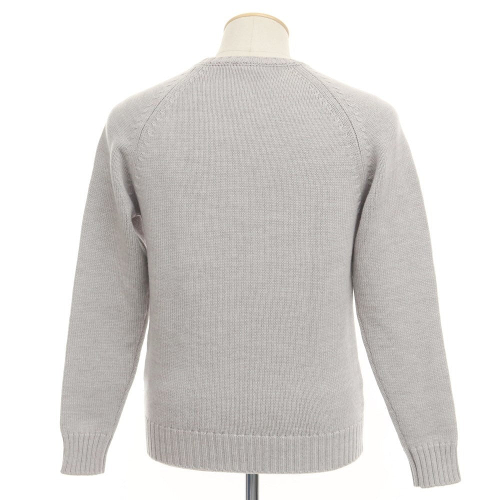 [Used] ZANONE wool crew neck pullover knit, gray [Size 44] [GRY] [A/W] [Condition Rank B] ​​[Men&