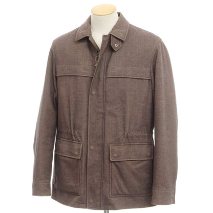 [Used] Loro Piana Quilted Lined Cotton Cashmere Field Jacket Brown [Size S] [BRW] [A/W] [Condition Rank C] [Men&