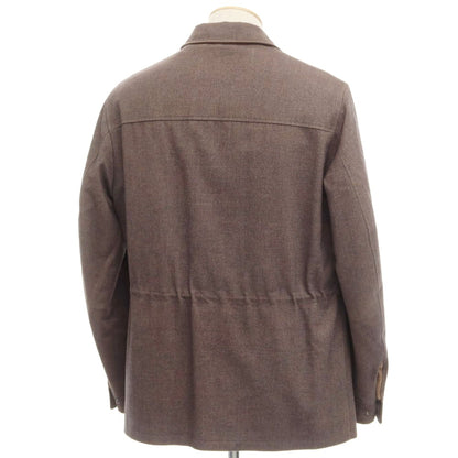 [Used] Loro Piana Quilted Lined Cotton Cashmere Field Jacket Brown [Size S] [BRW] [A/W] [Condition Rank C] [Men&
