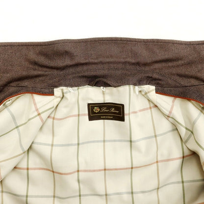 [Used] Loro Piana Quilted Lined Cotton Cashmere Field Jacket Brown [Size S] [BRW] [A/W] [Condition Rank C] [Men&