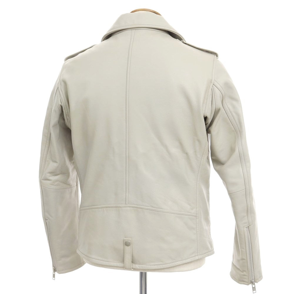 [Used] Habanos Leather Double Riders Jacket Light Greige [Size L] [GRY] [A/W] [Condition Rank C] [Men&