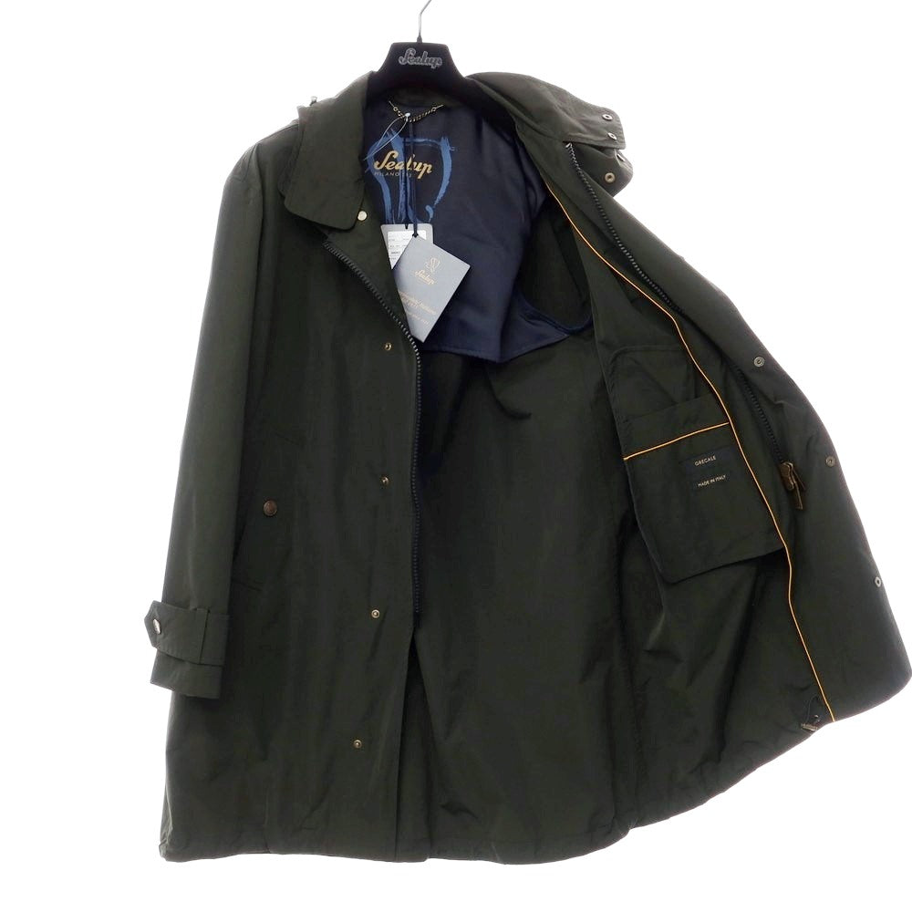 [New Outlet] Sealup 2023 Spring/Summer GRECALE PARKA Polyester Mod Coat Dark Olive [Size 50] [GRN] [S/S] [Condition Rank N-] [Men&