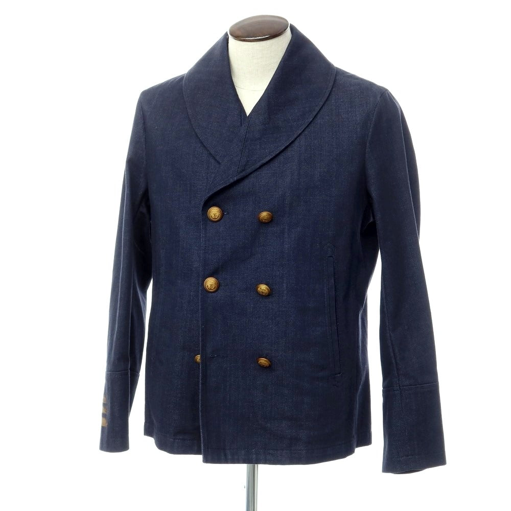 [New Outlet] Sealup 2023 Spring/Summer Ulisse PEACOAT Indigo Denim Peacoat Navy [Size 50] [NVY] [S/S] [Condition Rank N-] [Men&