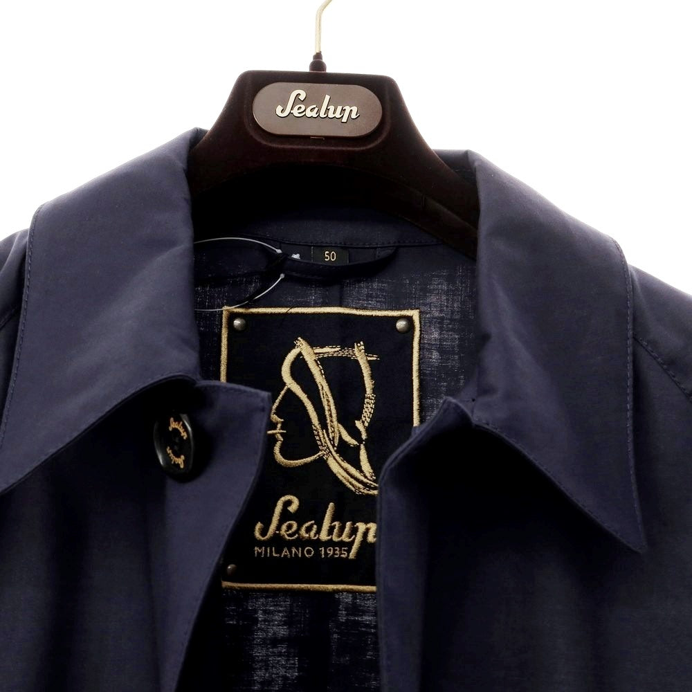 [New Outlet] Sealup 2022 Spring/Summer VASCO DE GAMA Cotton Balmac Coat Navy [Size 50] [NVY] [S/S] [Condition Rank N-] [Men&