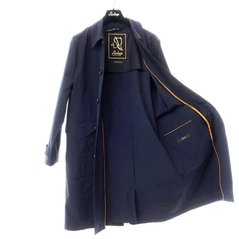 [New Outlet] Sealup 2022 Spring/Summer LIBECCIO Ripstop Polyester Balmac Coat Navy [Size 50] [NVY] [S/S] [Condition Rank N-] [Men&