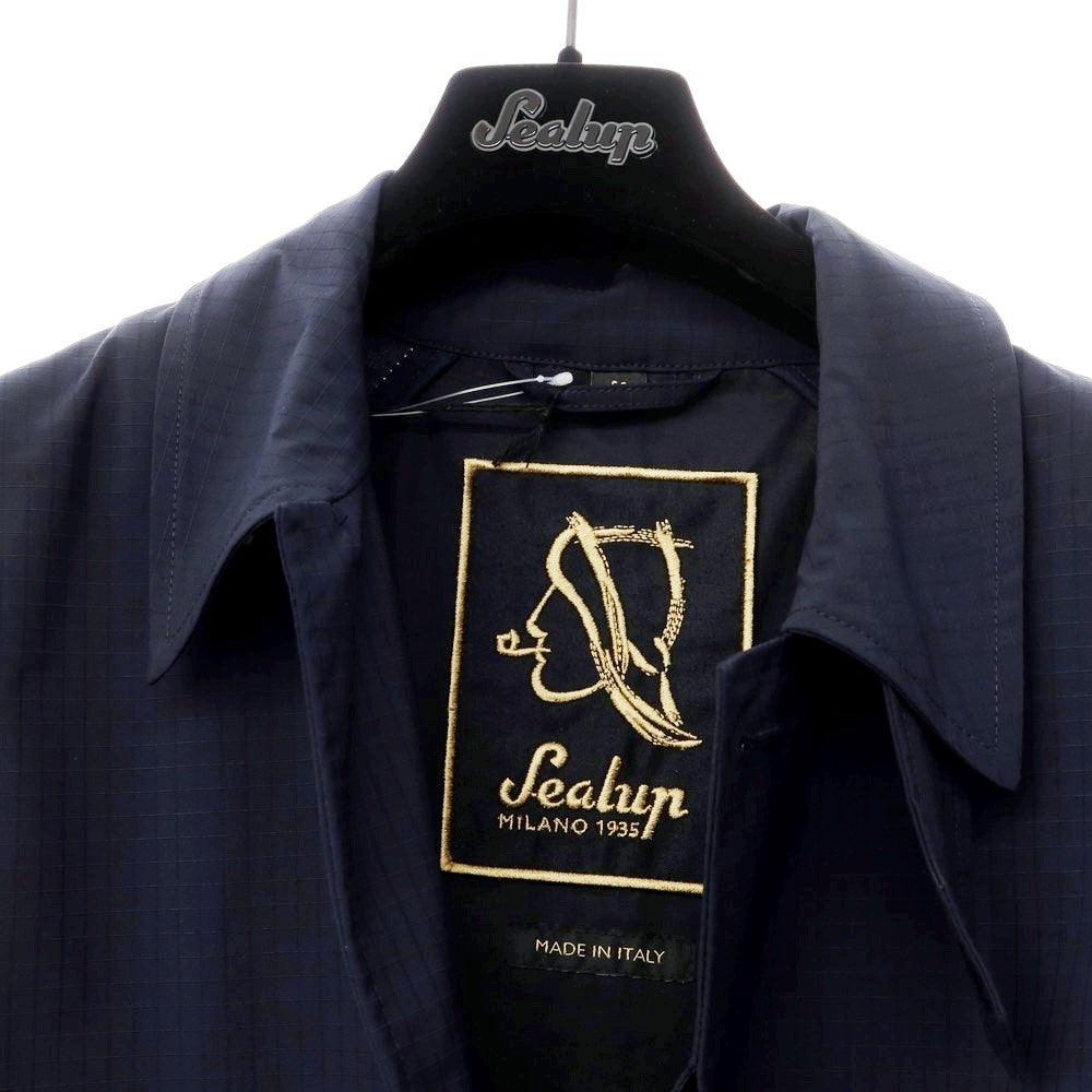 [New Outlet] Sealup 2022 Spring/Summer LIBECCIO Ripstop Polyester Balmac Coat Navy [Size 50] [NVY] [S/S] [Condition Rank N-] [Men&