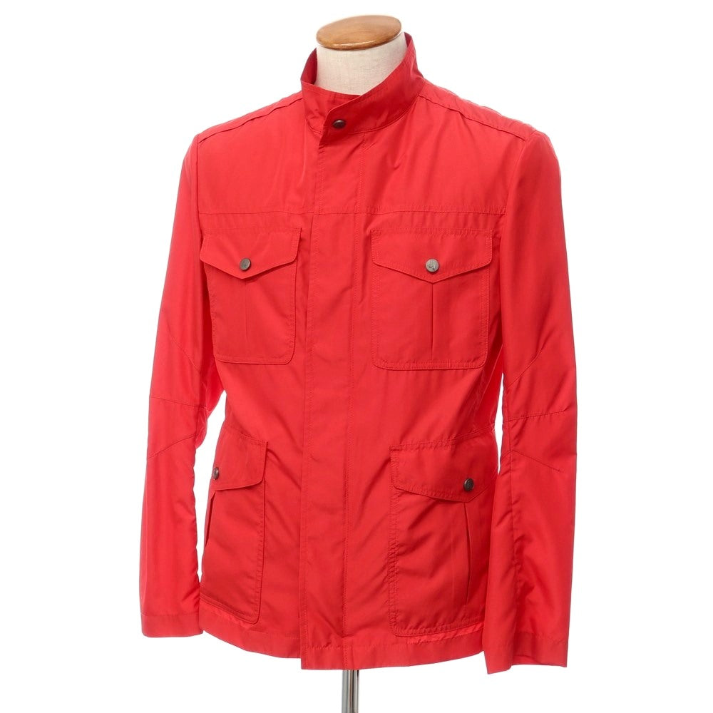 [New Outlet] Sealup PACKABLE 4POCKET JACKET Polyester Military Jacket Red [Size 46] [RED] [S/S] [Condition Rank N-] [Men&