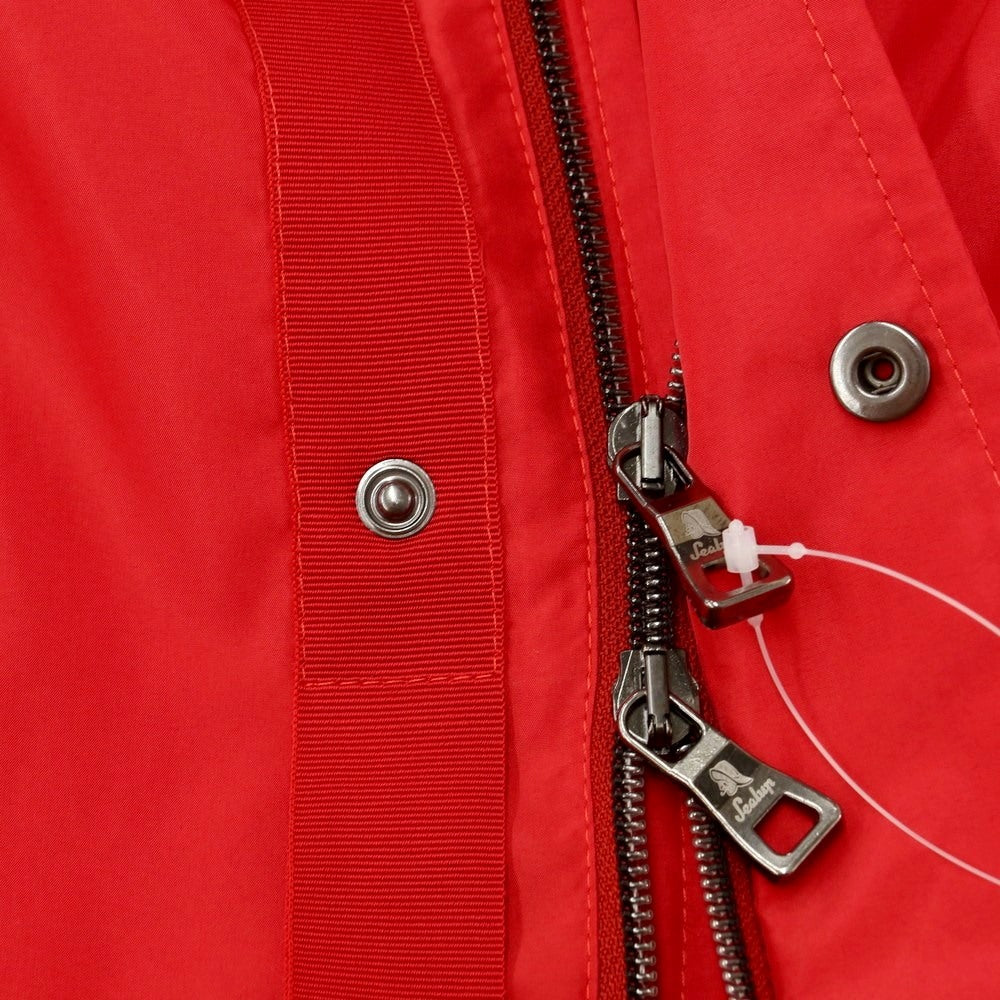 [New Outlet] Sealup PACKABLE 4POCKET JACKET Polyester Military Jacket Red [Size 46] [RED] [S/S] [Condition Rank N-] [Men&