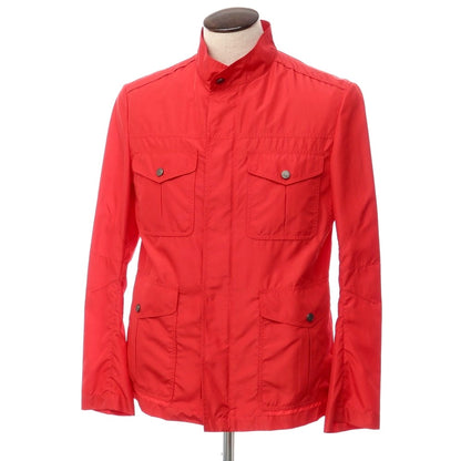 [New Outlet] Sealup PACKABLE 4POCKET JACKET Polyester Military Jacket Red [Size 48] [RED] [S/S] [Condition Rank N-] [Men&