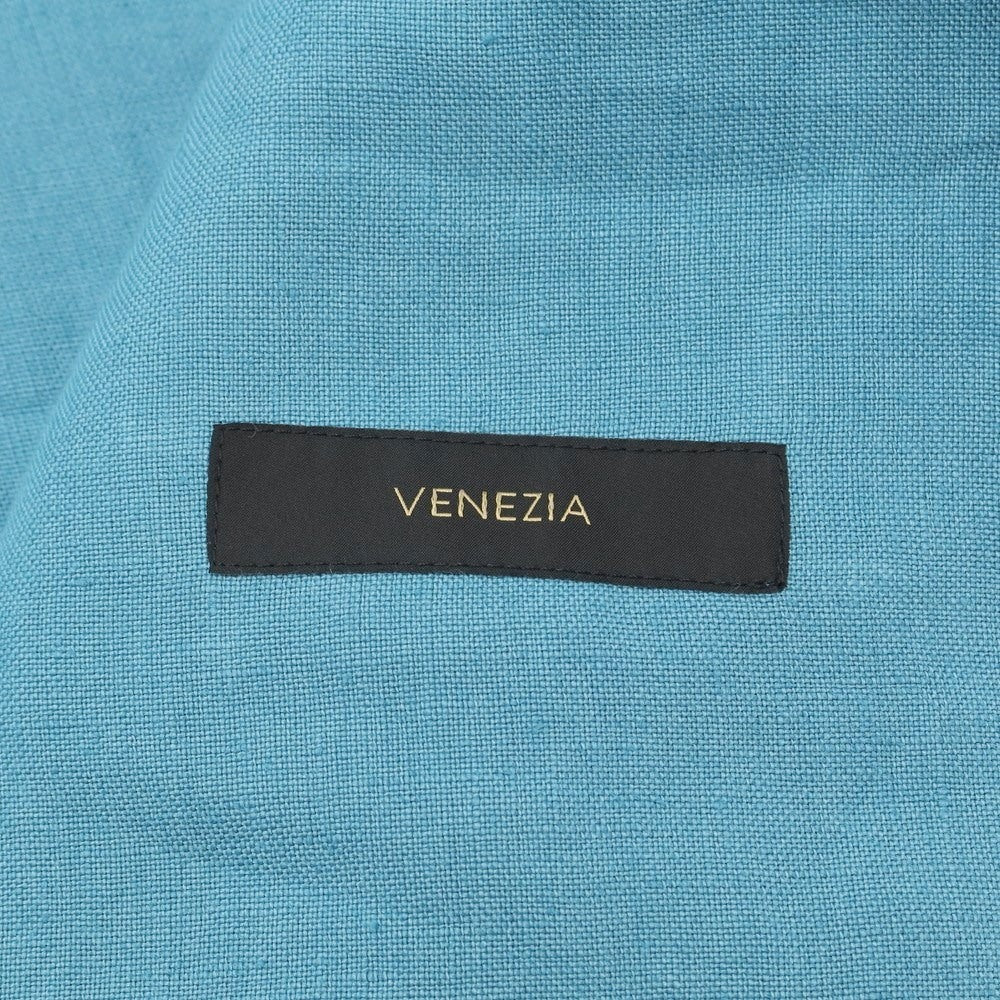 [New Outlet] Sealup 2022 Spring/Summer VENEZIA Linen Coverall Blouson Light Blue [Size 50] [BLU] [S/S] [Condition Rank N-] [Men&