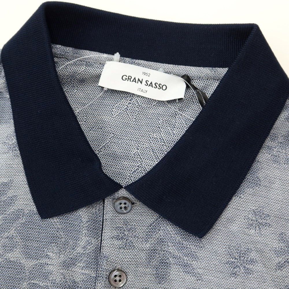 【新品アウトレット】グランサッソ GRAN SASSO コットン 半袖 花柄 ポロシャツ ネイビー【サイズ50】【NVY】【S/S】【状態ランクN-】【メンズ】【769382】
[EPD]