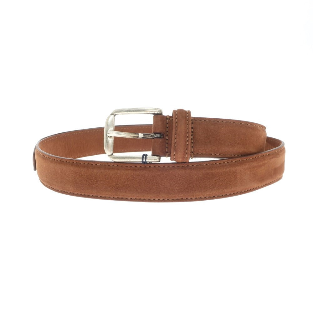 [New Outlet] Andersons Nubuck Leather Belt Brown [Size 95] [BRW] [S/S/A/W] [Condition Rank N-] [Men&