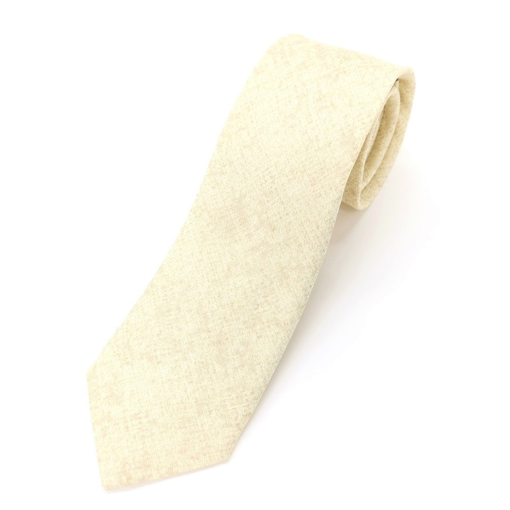 [New] GIERRE Printed Tri-Fold Silk Tie Beige [BEI] [S/S/A/W] [Condition Rank N] [Men&