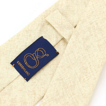 [New] GIERRE Printed Tri-Fold Silk Tie Beige [BEI] [S/S/A/W] [Condition Rank N] [Men&