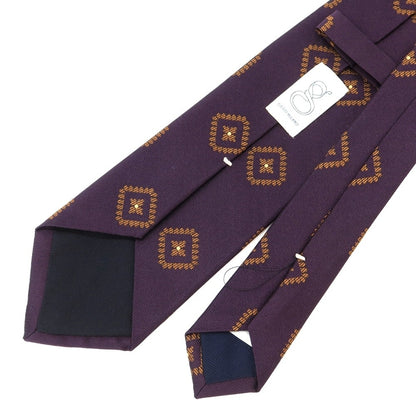 [New] GIERRE 3-fold silk cotton tie purple x brown [PUP] [S/S/A/W] [Condition rank N] [Men&