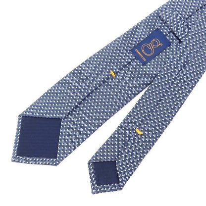 【新品アウトレット】ジエレ GIERRE プリント 3つ折り シルク ネクタイ ネイビー【NVY】【S/S/A/W】【状態ランクN-】【メンズ】【769180】