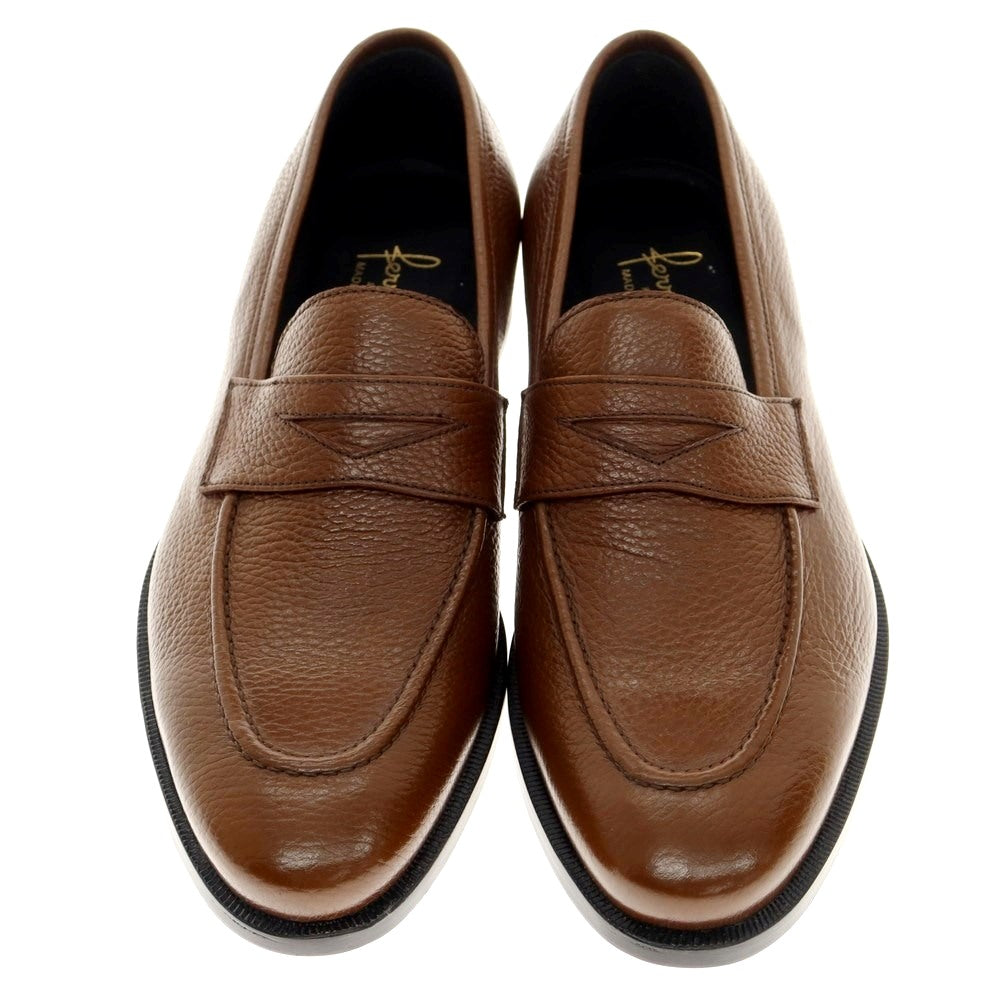 [New] Ferrante ISEO grained leather coin loafers, brown [Size 8 1/2] [BRW] [S/S/A/W] [Condition Rank N] [Men&