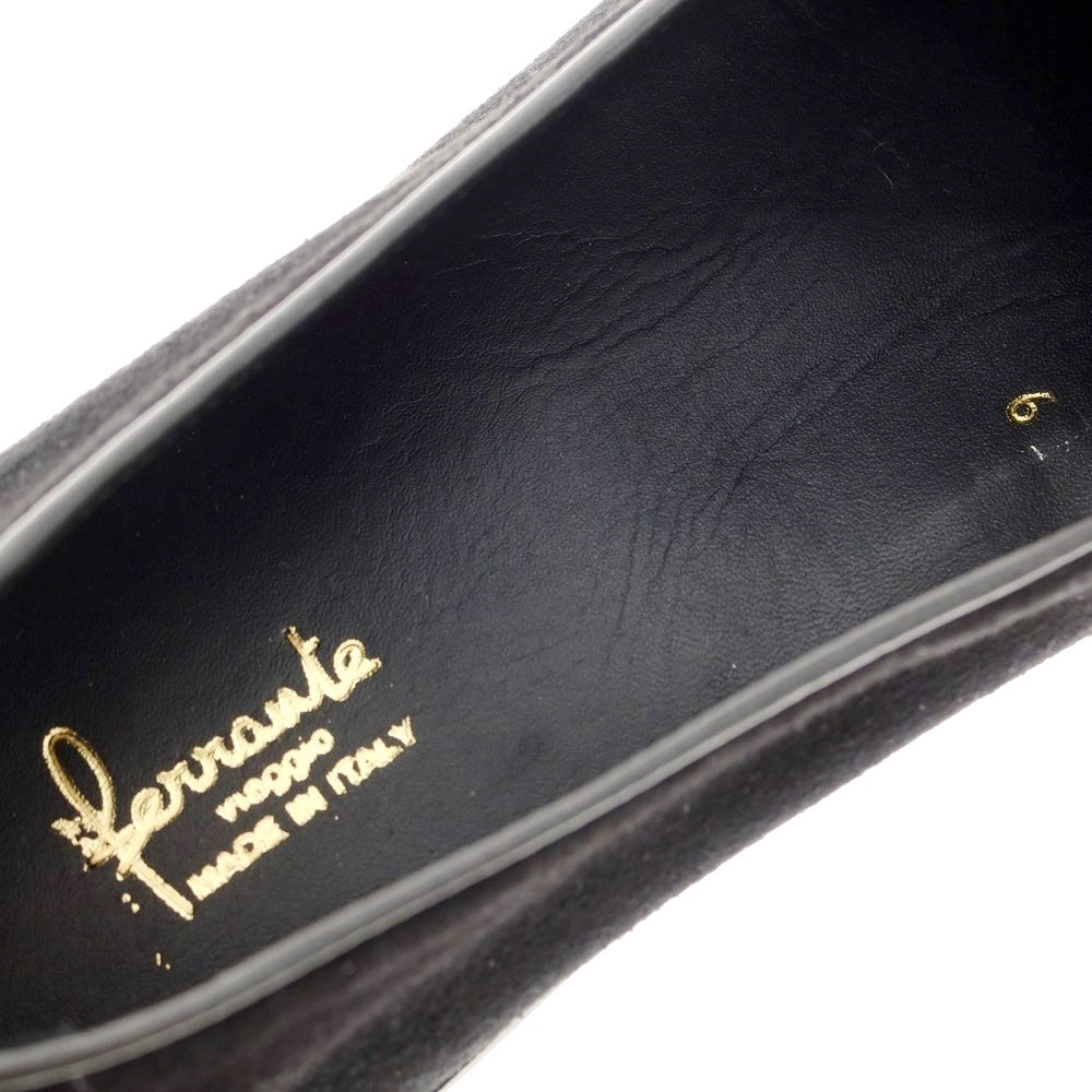 [New] Ferrante FERRANTE BRIO Suede Unlined Loafers Black [Size 40 (6)] [BLK] [S/S/A/W] [Condition Rank N] [Men&