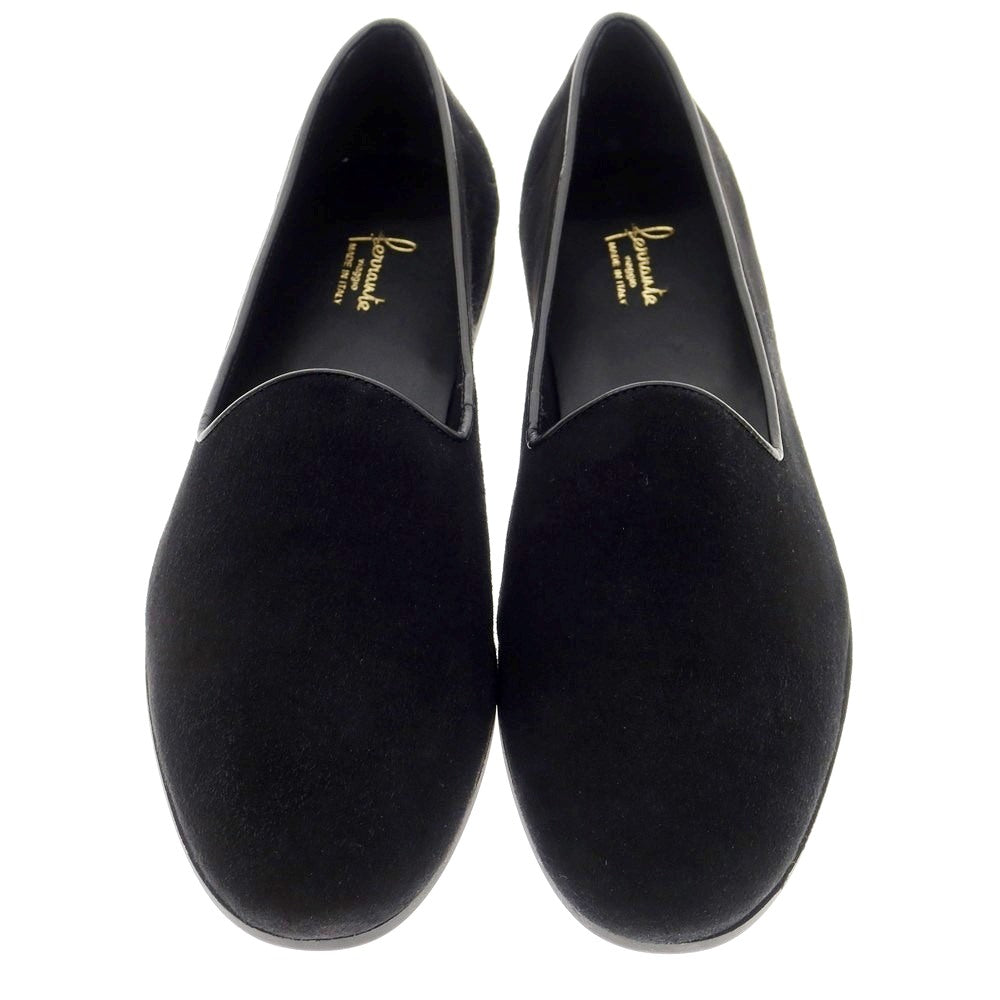 [New Outlet] Ferrante FERRANTE BRIO Suede Unlined Loafers Black [Size 41 (7)] [BLK] [S/S/A/W] [Condition Rank N-] [Men&