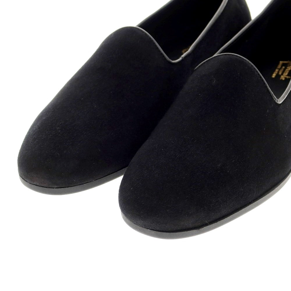 [New Outlet] Ferrante FERRANTE BRIO Suede Unlined Loafers Black [Size 41 (7)] [BLK] [S/S/A/W] [Condition Rank N-] [Men&