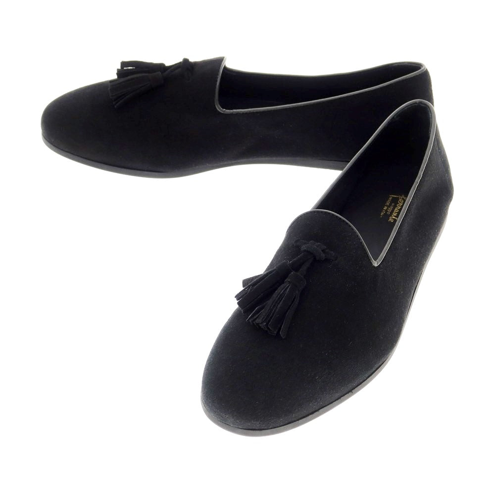 [New Outlet] Ferrante FERRANTE SONG Suede Unlined Tassel Loafers Black [Size 41 (8)] [BLK] [S/S/A/W] [Condition Rank N-] [Men&