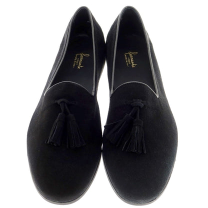 [New Outlet] Ferrante FERRANTE SONG Suede Unlined Tassel Loafers Black [Size 41 (8)] [BLK] [S/S/A/W] [Condition Rank N-] [Men&