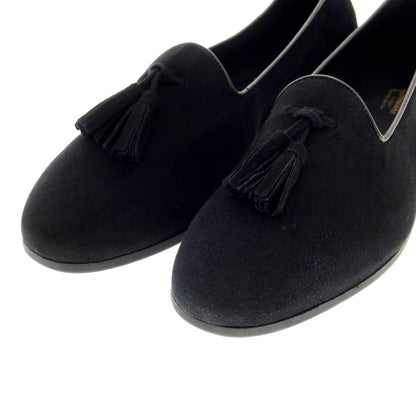 [New Outlet] Ferrante FERRANTE SONG Suede Unlined Tassel Loafers Black [Size 41 (8)] [BLK] [S/S/A/W] [Condition Rank N-] [Men&