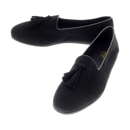 [New Outlet] Ferrante FERRANTE SONG Suede Unlined Tassel Loafers Black [Size 42 (9)] [BLK] [S/S/A/W] [Condition Rank N-] [Men&