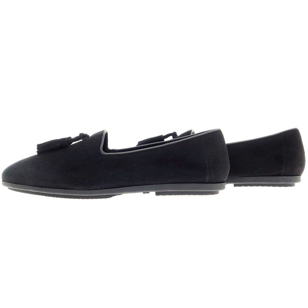 [New Outlet] Ferrante FERRANTE SONG Suede Unlined Tassel Loafers Black [Size 42 (9)] [BLK] [S/S/A/W] [Condition Rank N-] [Men&