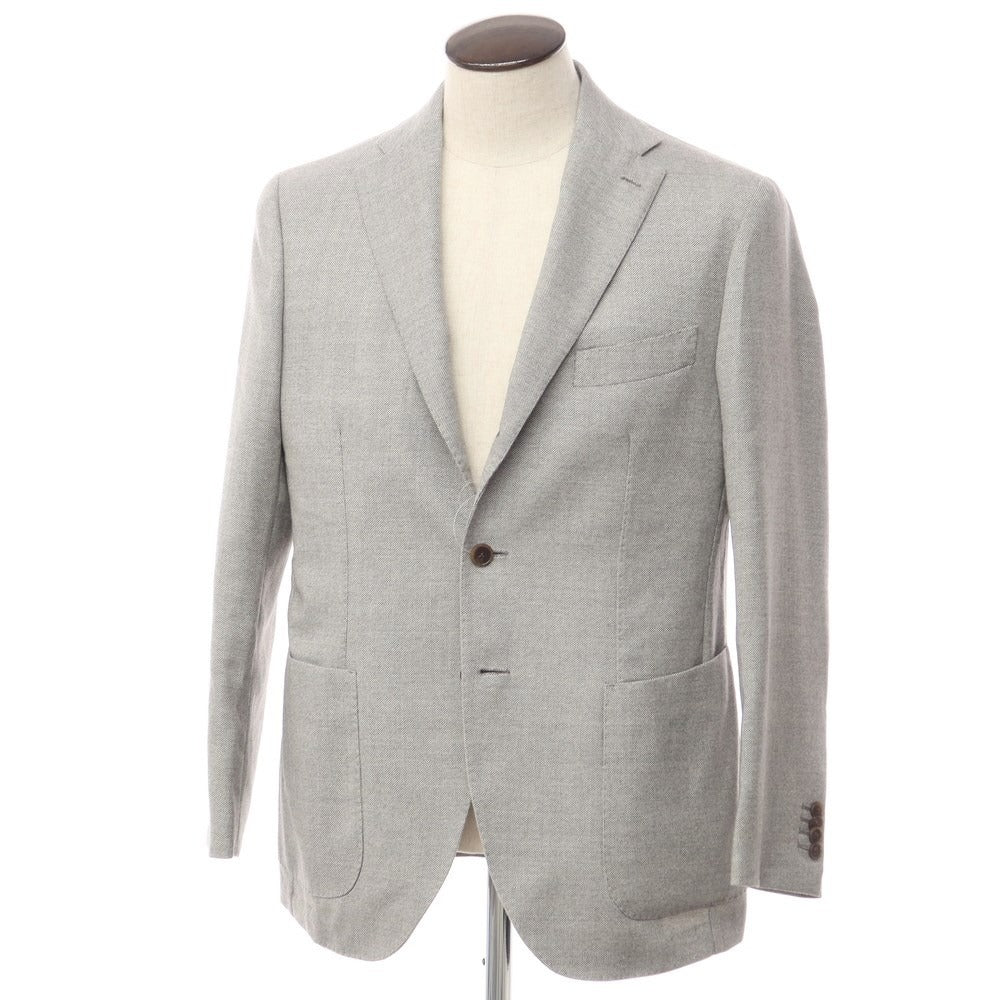 [Used] Luigi Borrelli Wool Tailored Jacket Gray [Size 50] [GRY] [A/W] [Condition Rank A] [Men&