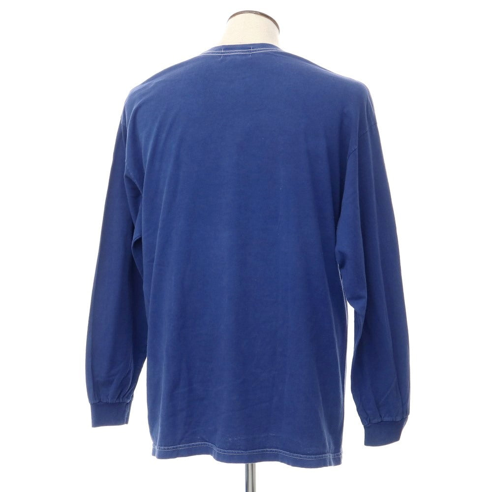 [Used] MODESTY INDUSTRY Cotton Long Sleeve T-Shirt Navy Blue [Size XL] [NVY] [S/S/A/W] [Condition Rank C] [Men&