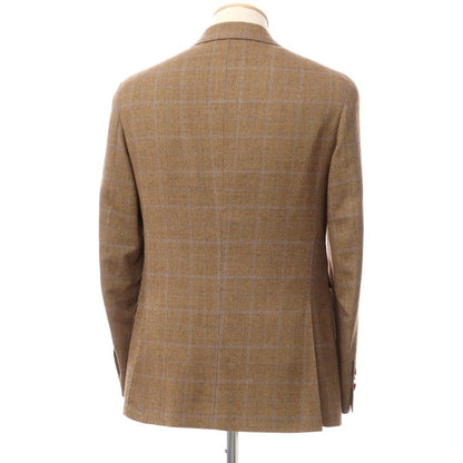[Used] Azabu tailor wool check tailored jacket brown x blue [size 44] [BRW] [A/W] [condition rank B] ​​[men&