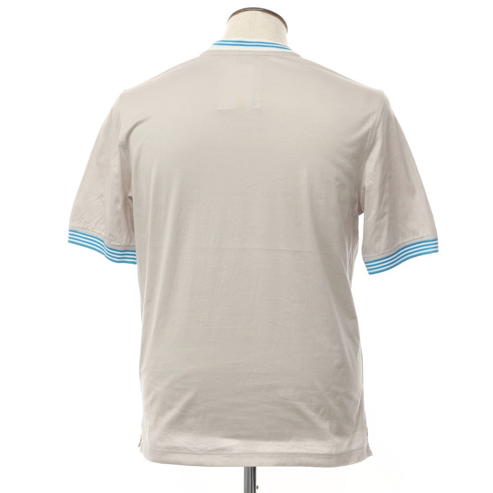 【中古】グランサッソ GRAN SASSO コットン 半袖 クルーネック Ｔシャツ グレー【サイズ50】【GRY】【S/S】【状態ランクD】【メンズ】【769291】