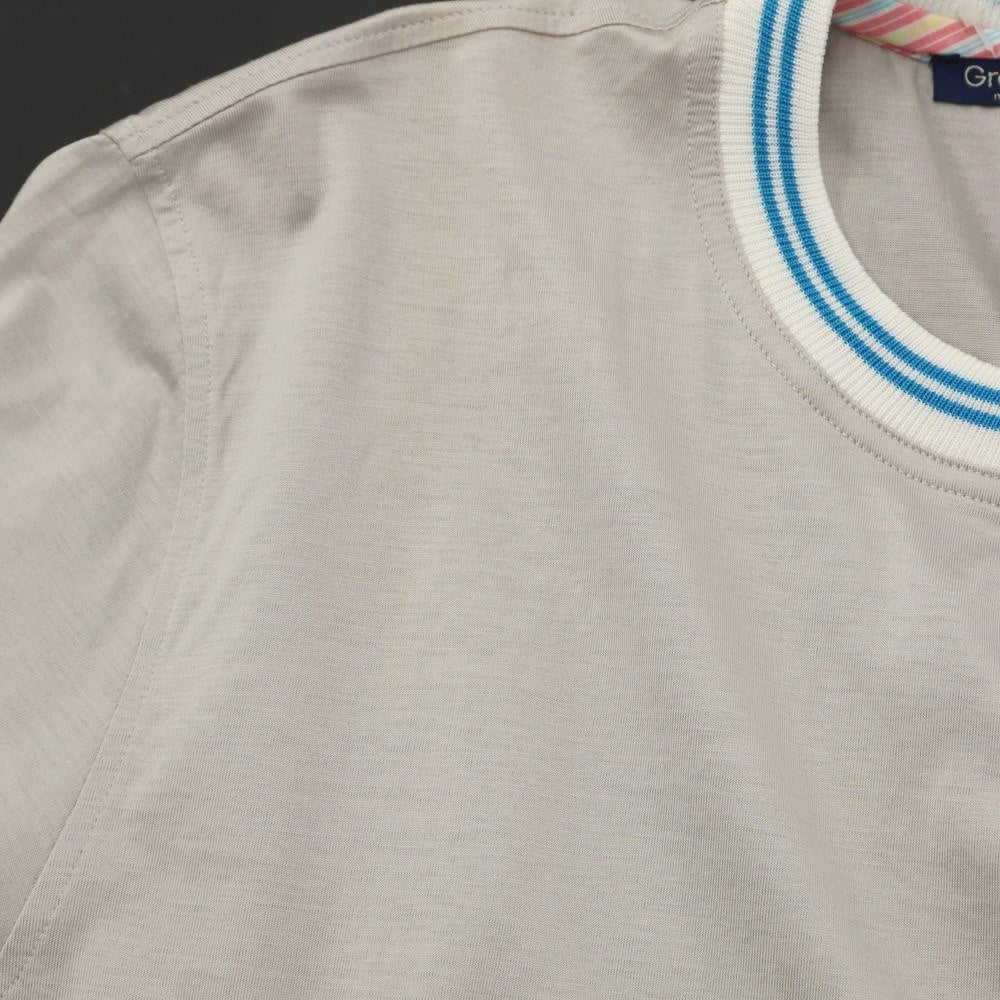 【中古】グランサッソ GRAN SASSO コットン 半袖 クルーネック Ｔシャツ グレー【サイズ50】【GRY】【S/S】【状態ランクD】【メンズ】【769291】