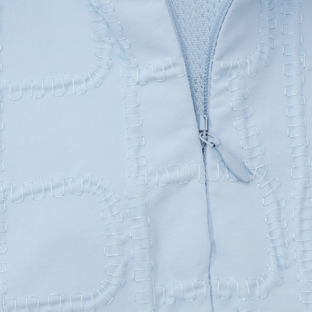 【中古】シュプリーム Supreme 2023年春夏 Repeat Stitch Anorak ナイロン アノラック フーデッドブルゾン ライトブルー【サイズL】【BLU】【S/S】【状態ランクA】【メンズ】【769293】