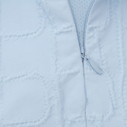 【中古】シュプリーム Supreme 2023年春夏 Repeat Stitch Anorak ナイロン アノラック フーデッドブルゾン ライトブルー【サイズL】【BLU】【S/S】【状態ランクA】【メンズ】【769293】