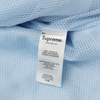【中古】シュプリーム Supreme 2023年春夏 Repeat Stitch Anorak ナイロン アノラック フーデッドブルゾン ライトブルー【サイズL】【BLU】【S/S】【状態ランクA】【メンズ】【769293】