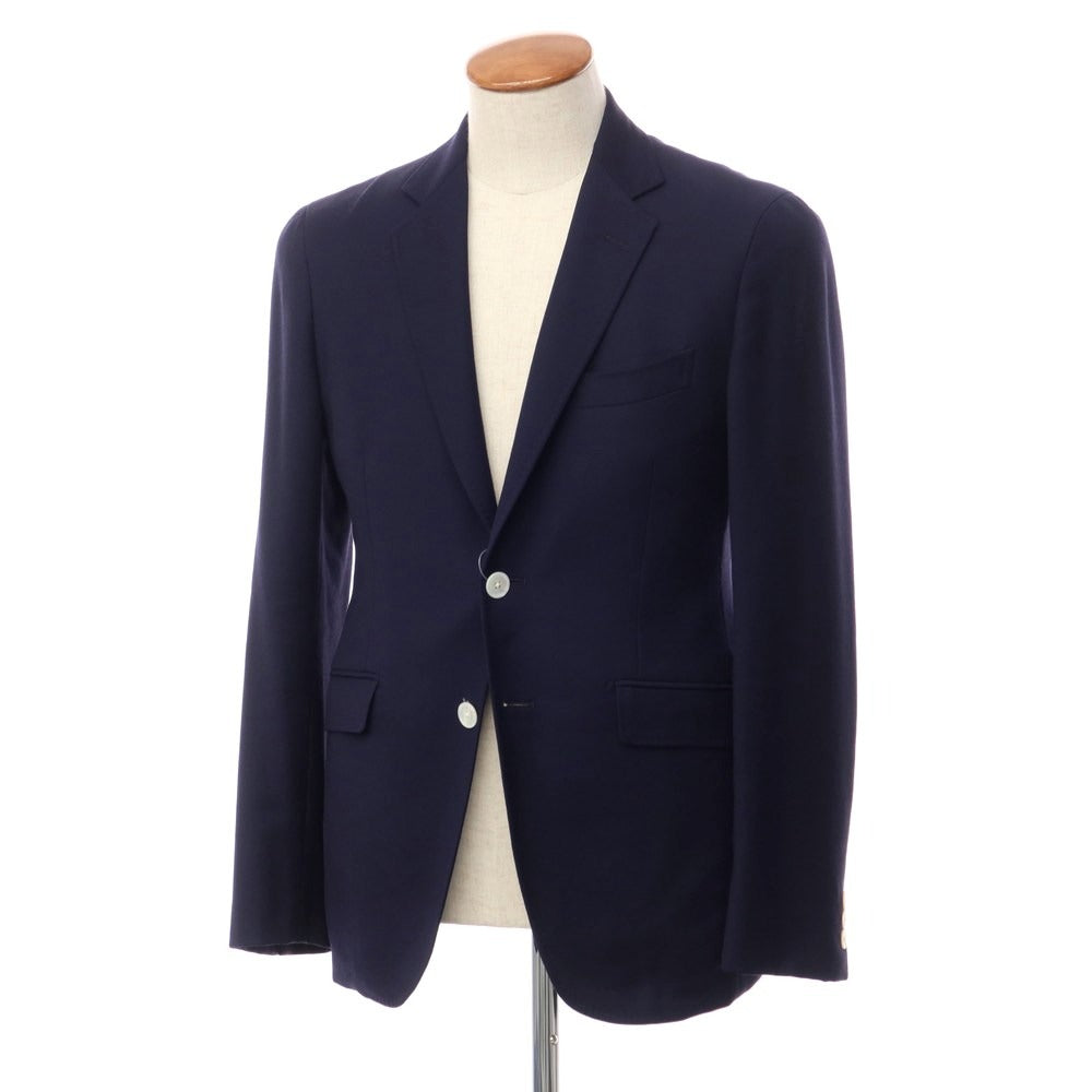 [Used] Azabu tailor wool 2B tailored jacket, navy [size 46] [NVY] [S/S] [Condition rank C] [Men&