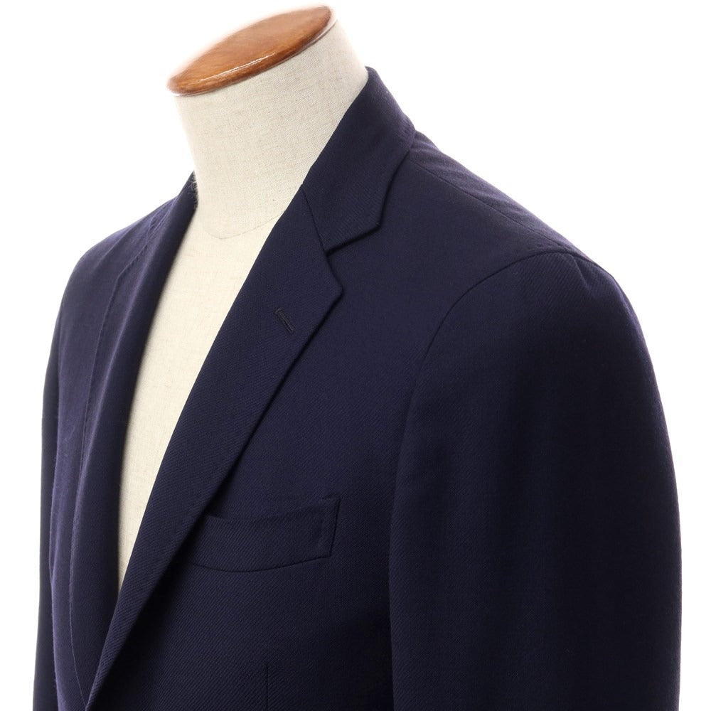 [Used] Azabu tailor wool 2B tailored jacket, navy [size 46] [NVY] [S/S] [Condition rank C] [Men&