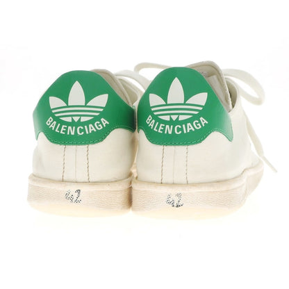 【中古】バレンシアガ BALENCIAGA × ADIDAS STAN SMITH WORN-OUT スタンスミス スニーカー アイボリーxグリーン【サイズ42】【WHT】【S/S/A/W】【状態ランクA】【メンズ】【769198】