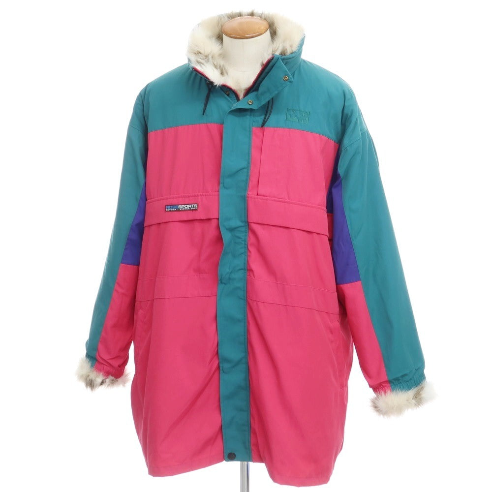 【中古】マーティンローズ MARTIN ROSE ナイロンコットン ファー リバーシブル コート ピンクxグリーン系【サイズM】【PNK】【A/W】【状態ランクB】【メンズ】【768977】