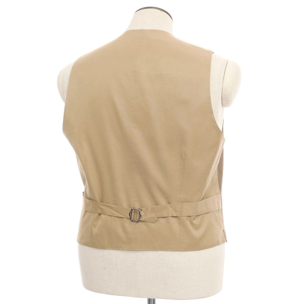 [Used] LARDINI Wool Double Gilet Vest Brown Beige [Size 52] [BRW] [A/W] [Condition Rank A] [Men&