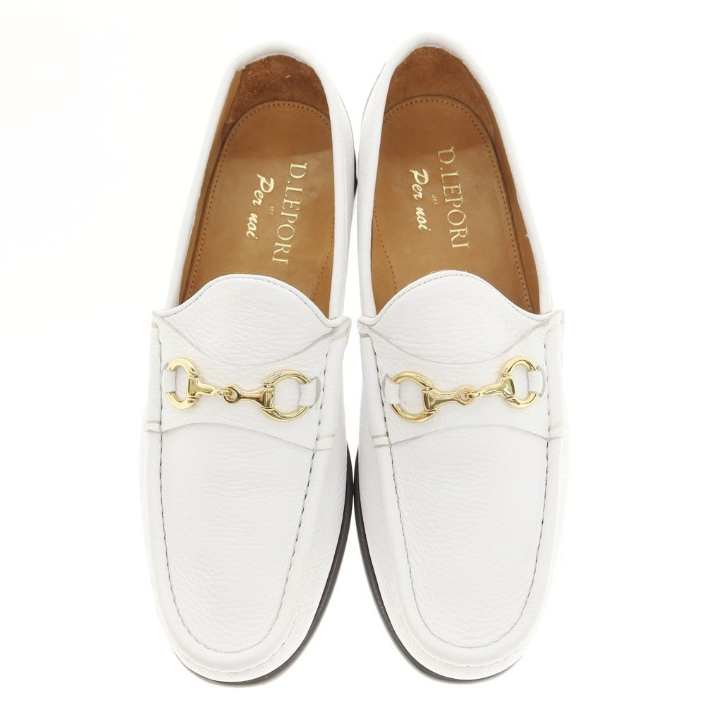 [Used] DANIELE LEPORI Leather Bit Loafers White [Size 44] [WHT] [S/S/A/W] [Condition Rank B] ​​[Men&