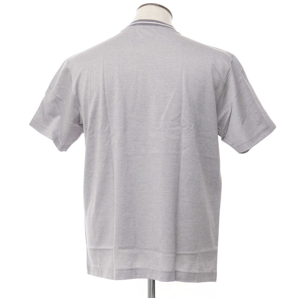 【中古】【未使用】アクアスキュータム Aquascutum コットン ポケット 半袖Ｔシャツ グレー【サイズL】【GRY】【S/S】【状態ランクS】【メンズ】【769373】