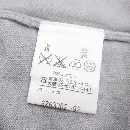 [Used] Aquascutum wool silk knit vest, grey [Size M] [GRY] [A/W] [Condition Rank A] [Men&